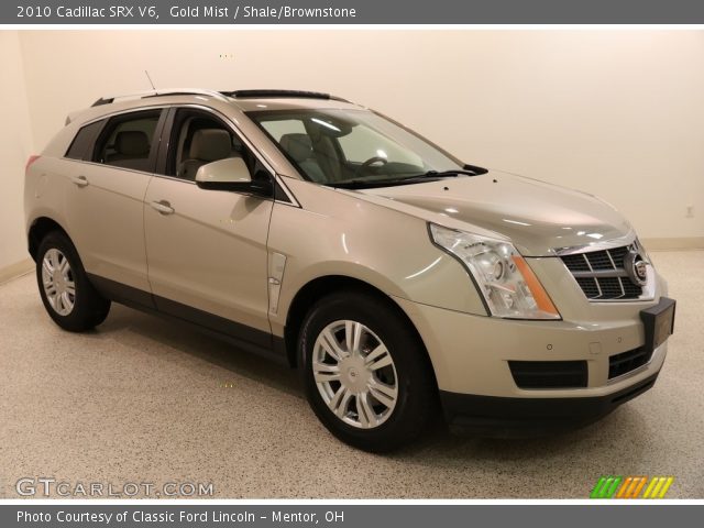 2010 Cadillac SRX V6 in Gold Mist