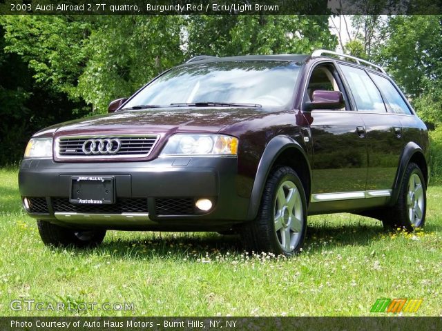 2003 Audi Allroad 2.7T quattro in Burgundy Red