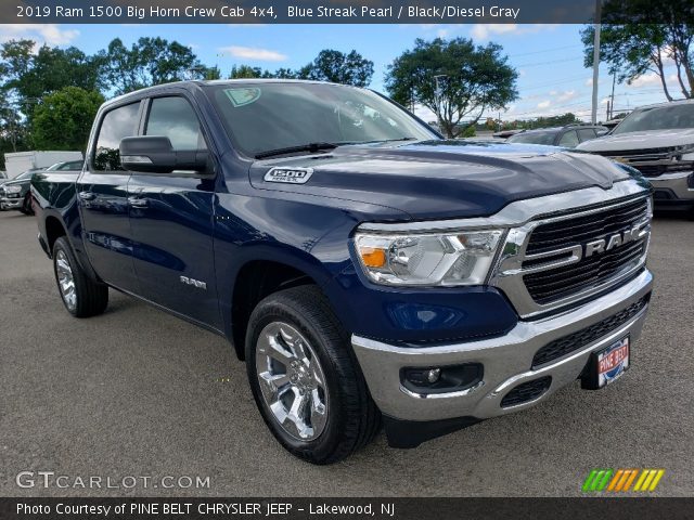 2019 Ram 1500 Big Horn Crew Cab 4x4 in Blue Streak Pearl