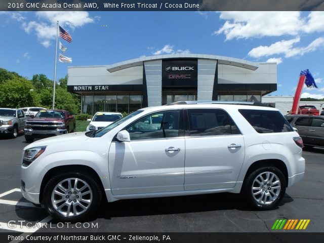 2016 GMC Acadia Denali AWD in White Frost Tricoat