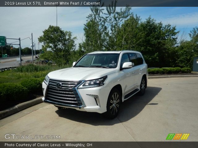 2019 Lexus LX 570 in Eminent White Pearl