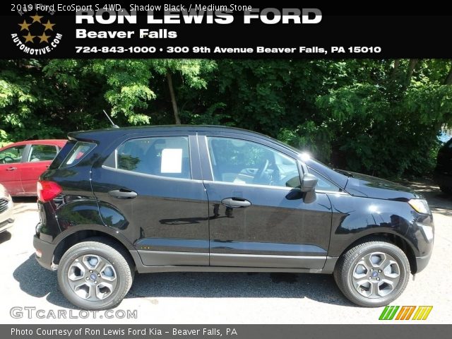 2019 Ford EcoSport S 4WD in Shadow Black