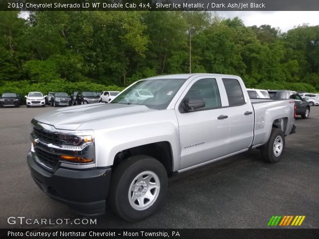 2019 Chevrolet Silverado LD WT Double Cab 4x4 in Silver Ice Metallic