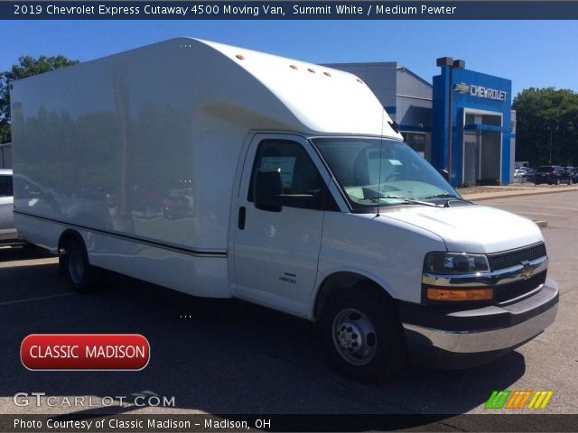2019 Chevrolet Express Cutaway 4500 Moving Van in Summit White