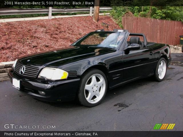 2001 Mercedes-Benz SL 500 Roadster in Black