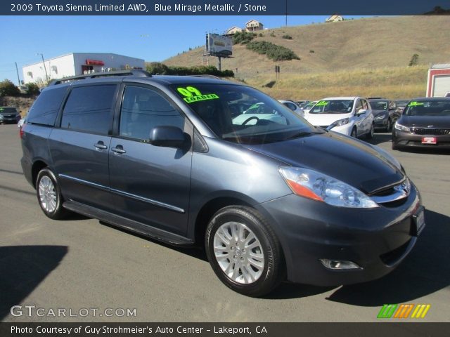 2009 Toyota Sienna Limited AWD in Blue Mirage Metallic