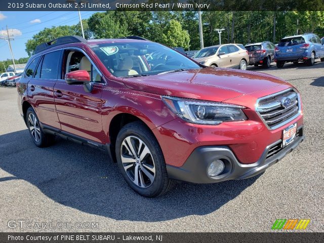 2019 Subaru Outback 2.5i Limited in Crimson Red Pearl