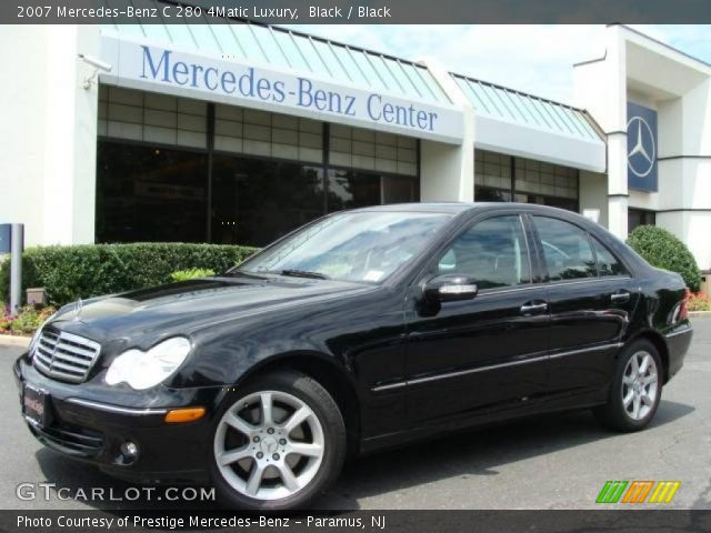 2007 Mercedes-Benz C 280 4Matic Luxury in Black