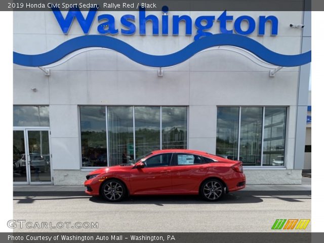 2019 Honda Civic Sport Sedan in Rallye Red