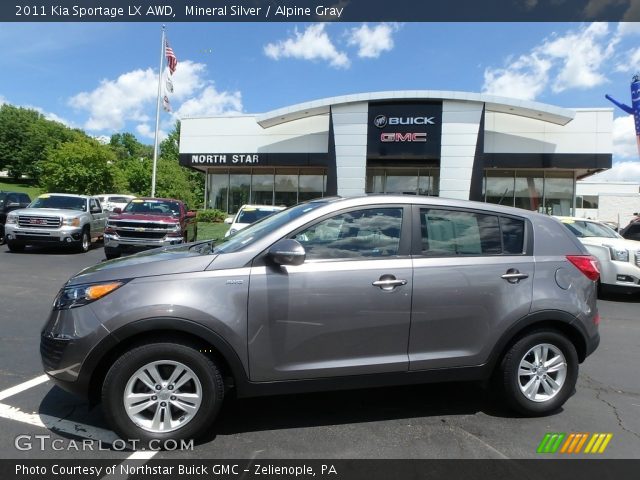 2011 Kia Sportage LX AWD in Mineral Silver