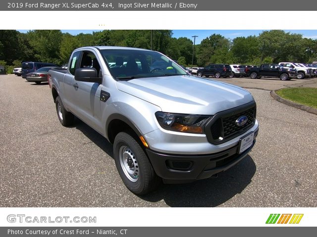 2019 Ford Ranger XL SuperCab 4x4 in Ingot Silver Metallic
