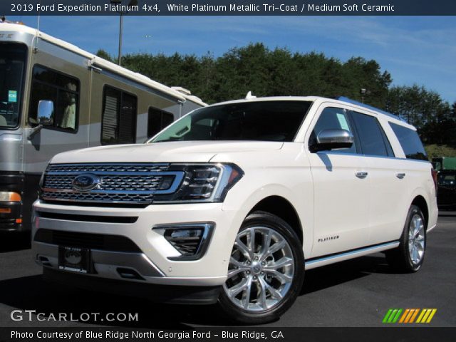 2019 Ford Expedition Platinum 4x4 in White Platinum Metallic Tri-Coat