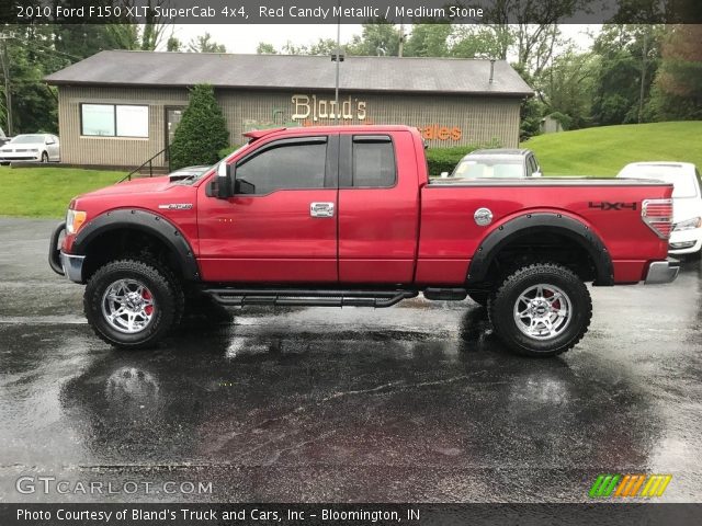2010 Ford F150 XLT SuperCab 4x4 in Red Candy Metallic