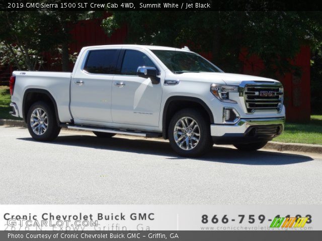 2019 GMC Sierra 1500 SLT Crew Cab 4WD in Summit White