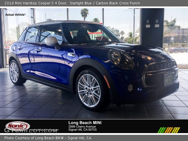 2019 Mini Hardtop Cooper S 4 Door in Starlight Blue
