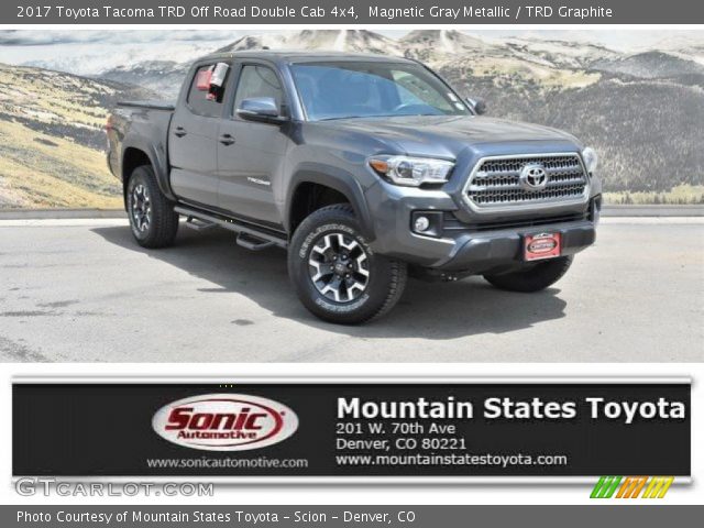 2017 Toyota Tacoma TRD Off Road Double Cab 4x4 in Magnetic Gray Metallic
