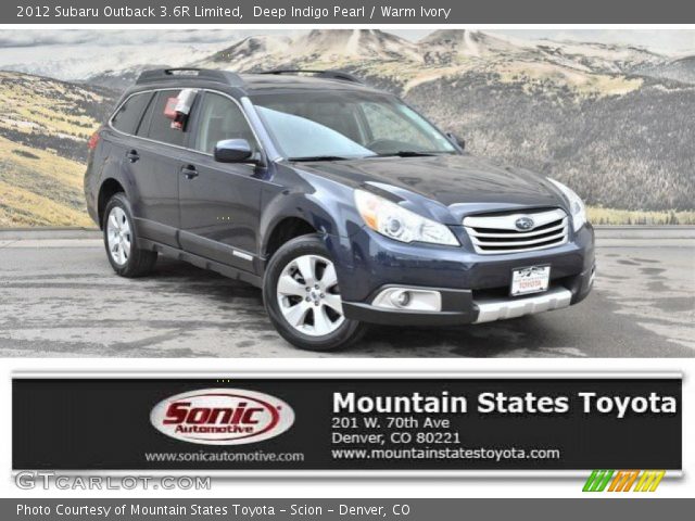 2012 Subaru Outback 3.6R Limited in Deep Indigo Pearl