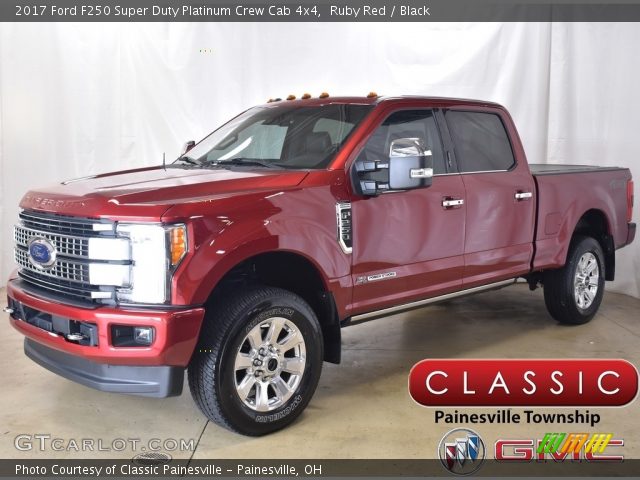 2017 Ford F250 Super Duty Platinum Crew Cab 4x4 in Ruby Red