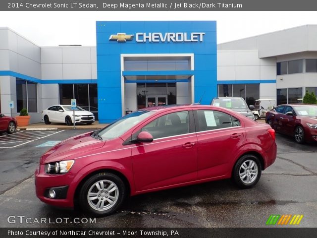 2014 Chevrolet Sonic LT Sedan in Deep Magenta Metallic