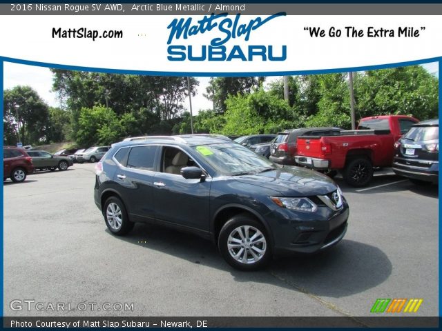 2016 Nissan Rogue SV AWD in Arctic Blue Metallic