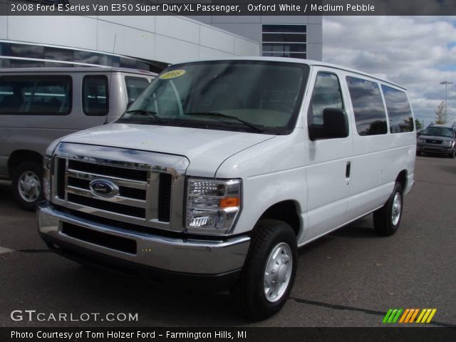 2008 Ford E Series Van E350 Super Duty XL Passenger in Oxford White