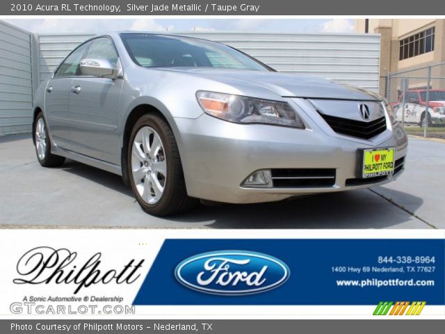 2010 Acura RL Technology in Silver Jade Metallic