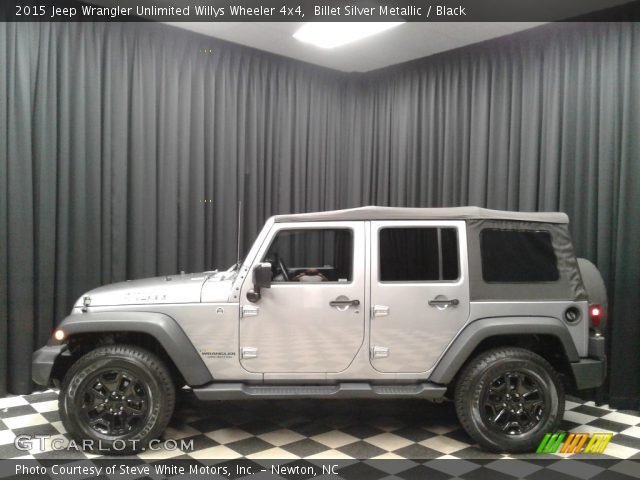 2015 Jeep Wrangler Unlimited Willys Wheeler 4x4 in Billet Silver Metallic