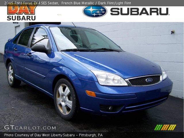2005 Ford Focus ZX4 SES Sedan in French Blue Metallic