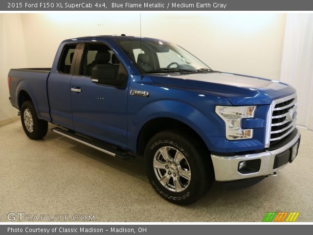 2015 Ford F150 XL SuperCab 4x4 in Blue Flame Metallic