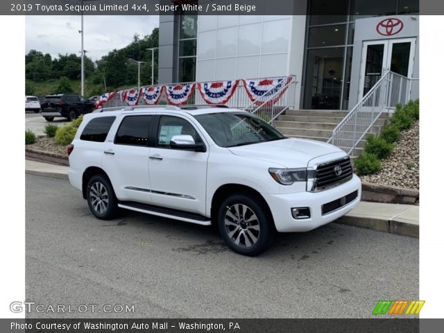 2019 Toyota Sequoia Limited 4x4 in Super White