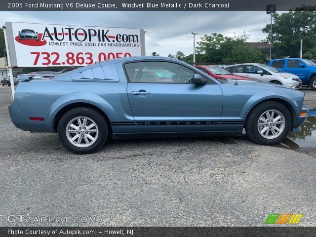 2005 Ford Mustang V6 Deluxe Coupe in Windveil Blue Metallic