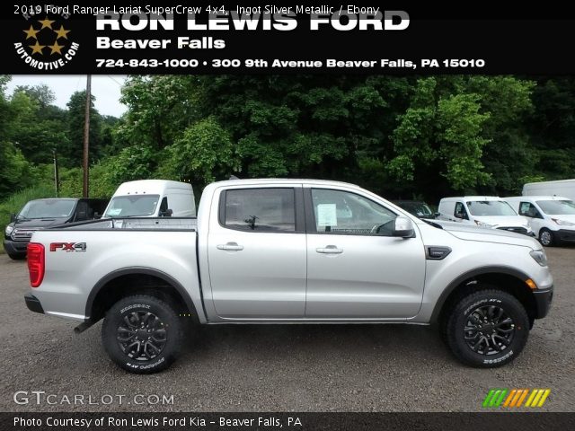 2019 Ford Ranger Lariat SuperCrew 4x4 in Ingot Silver Metallic