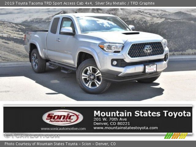 2019 Toyota Tacoma TRD Sport Access Cab 4x4 in Silver Sky Metallic