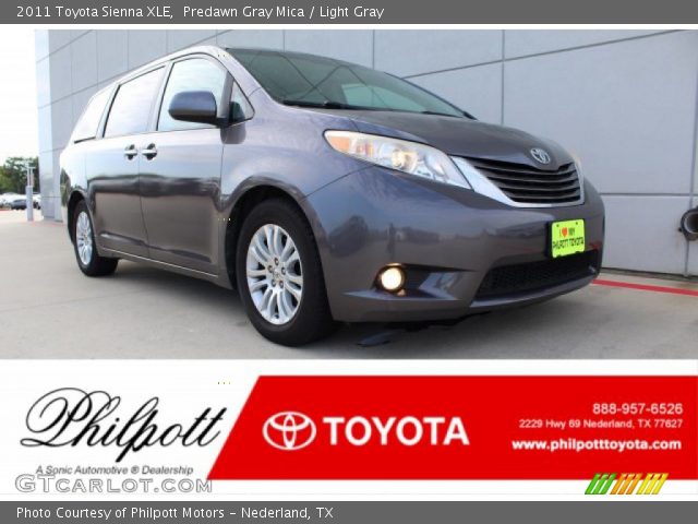 2011 Toyota Sienna XLE in Predawn Gray Mica