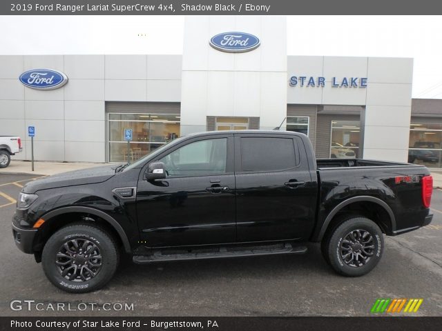 2019 Ford Ranger Lariat SuperCrew 4x4 in Shadow Black