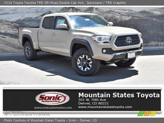 2019 Toyota Tacoma TRD Off-Road Double Cab 4x4 in Quicksand