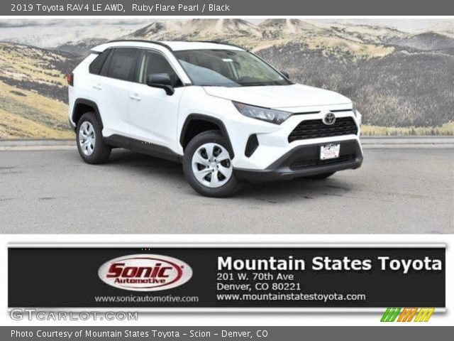 2019 Toyota RAV4 LE AWD in Ruby Flare Pearl