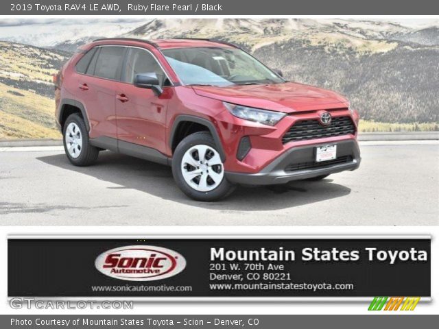 2019 Toyota RAV4 LE AWD in Ruby Flare Pearl