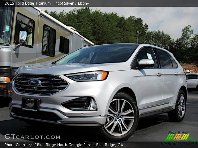 2019 Ford Edge Titanium in Ingot Silver