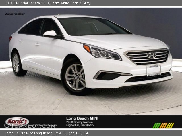 2016 Hyundai Sonata SE in Quartz White Pearl