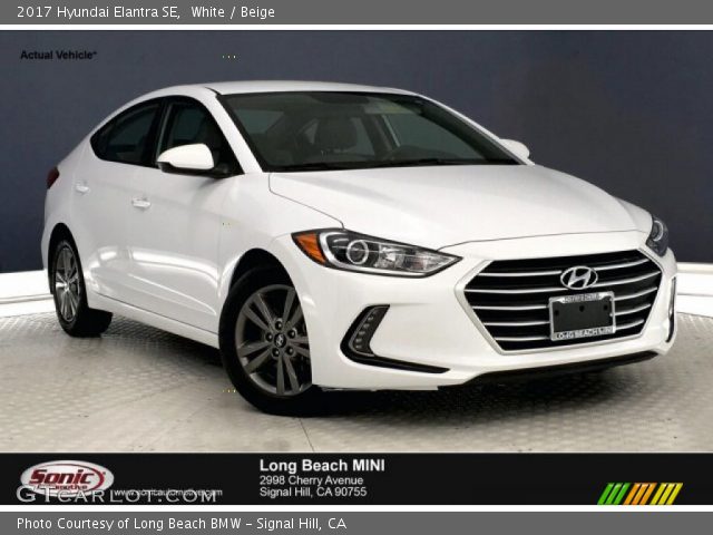 2017 Hyundai Elantra SE in White