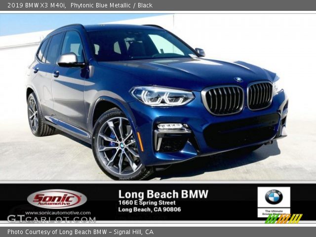 2019 BMW X3 M40i in Phytonic Blue Metallic