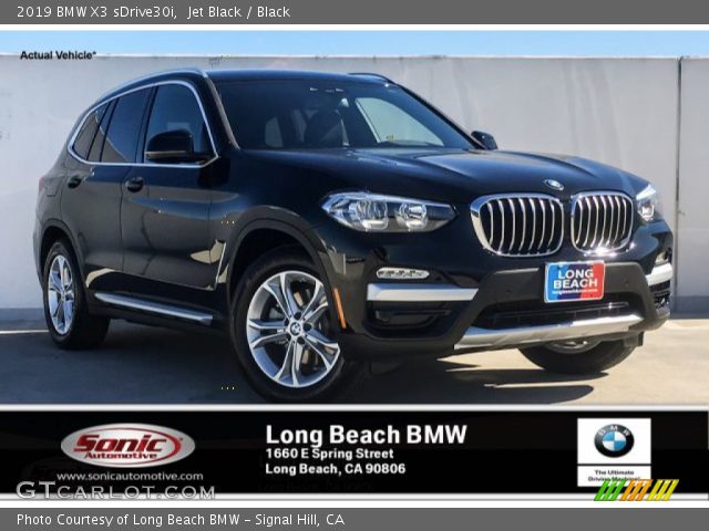 2019 BMW X3 sDrive30i in Jet Black