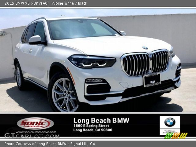 2019 BMW X5 xDrive40i in Alpine White
