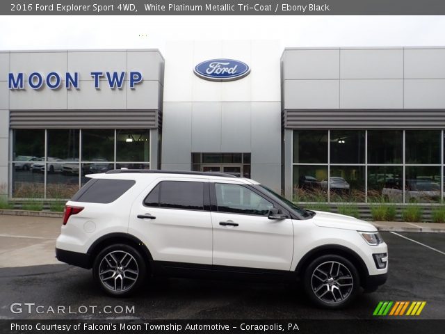 2016 Ford Explorer Sport 4WD in White Platinum Metallic Tri-Coat