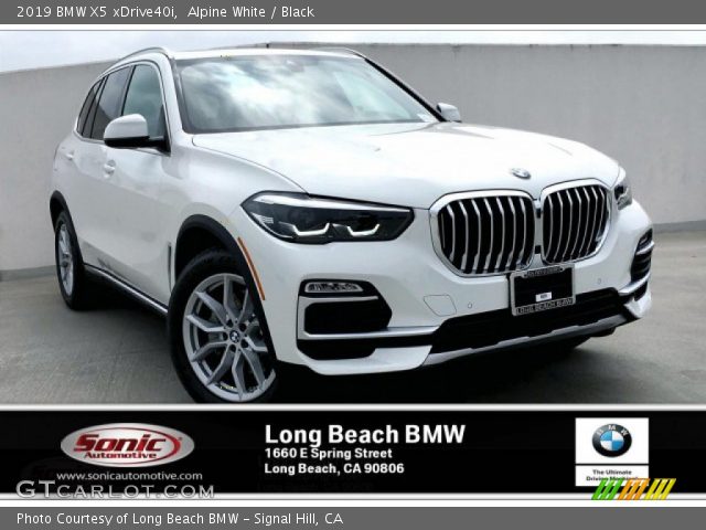 2019 BMW X5 xDrive40i in Alpine White