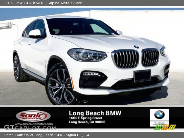 2019 BMW X4 xDrive30i in Alpine White