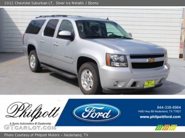 2012 Chevrolet Suburban LT in Silver Ice Metallic