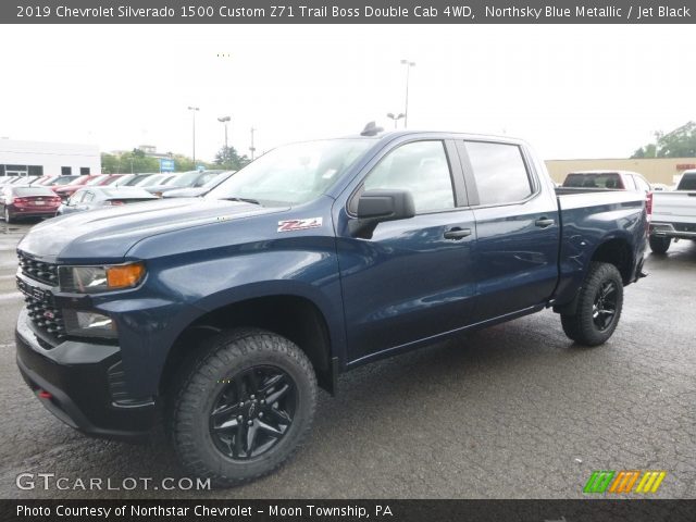 2019 Chevrolet Silverado 1500 Custom Z71 Trail Boss Double Cab 4WD in Northsky Blue Metallic