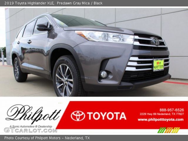 2019 Toyota Highlander XLE in Predawn Gray Mica
